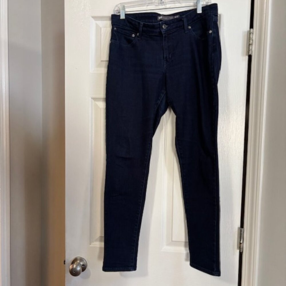 Levi's Demi Curve Mid Rise Skinny Jeans - dark wash 31/12